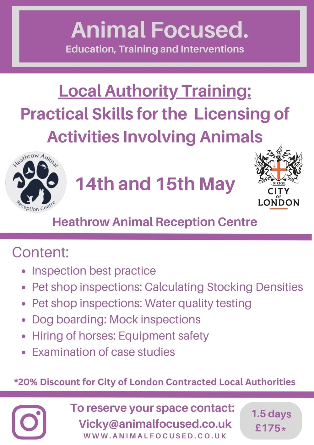 Local Authority Training — Animal Focused