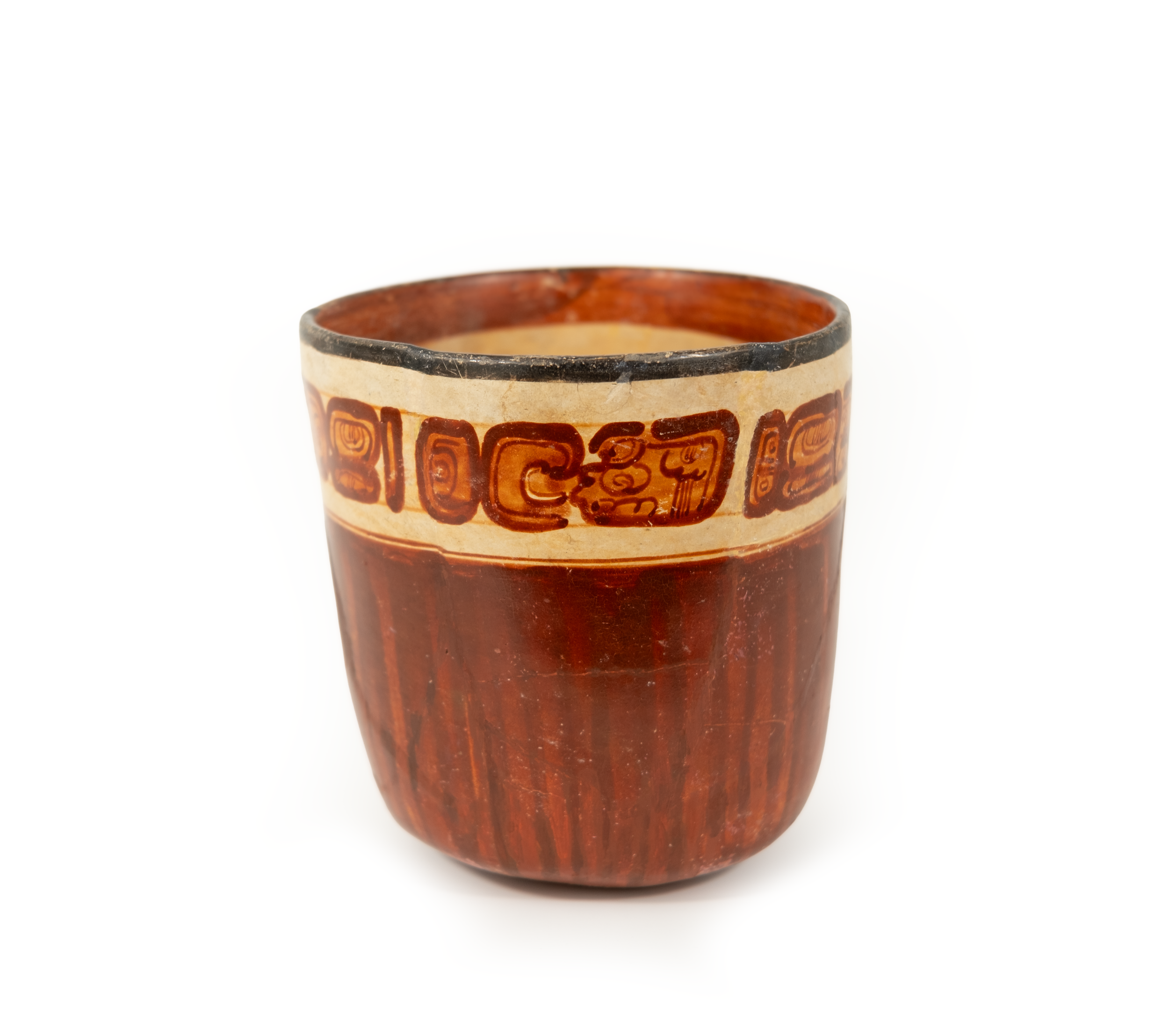 Maya Polychrome Vessel