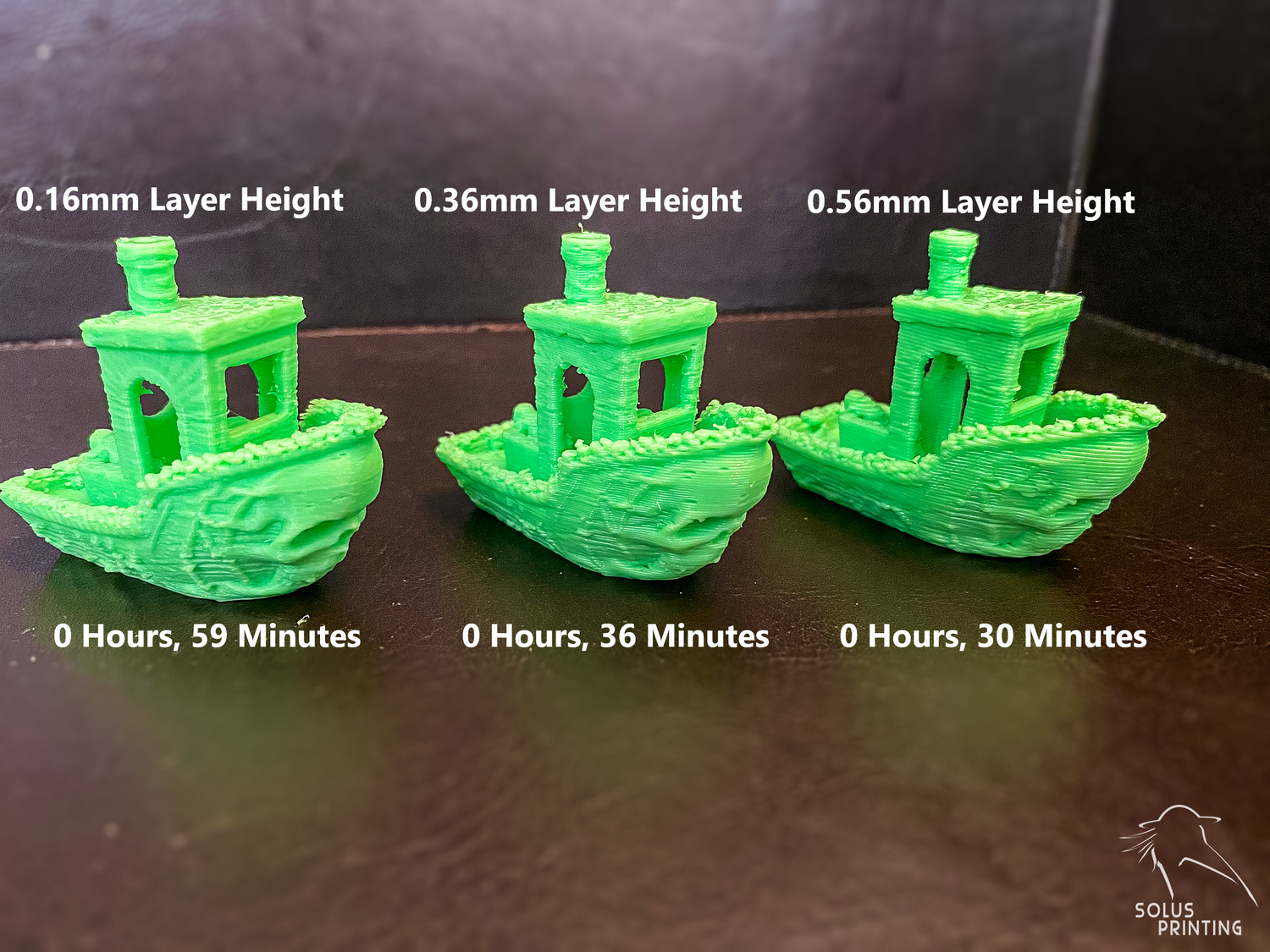 Nozzle & Layer Height References — Solus 3D Printing Service