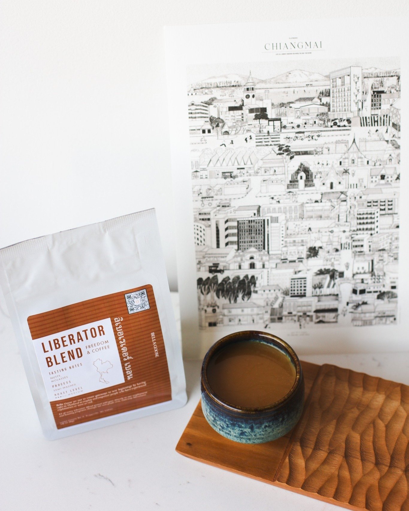 Say hello to the new Liberator Blend ☕🇹🇭

$2 of every pound of Liberator sold goes directly to our anti-exploitation work in Thailand &mdash; empowering survivors, employing at-risk individuals, funding safe houses and so much more. 

Our roasters 