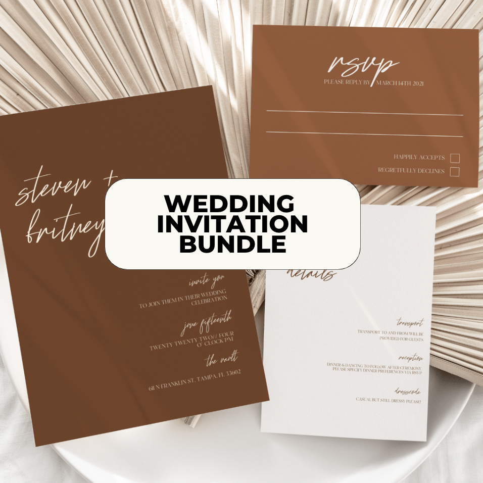Wedding Invitation Bundle
