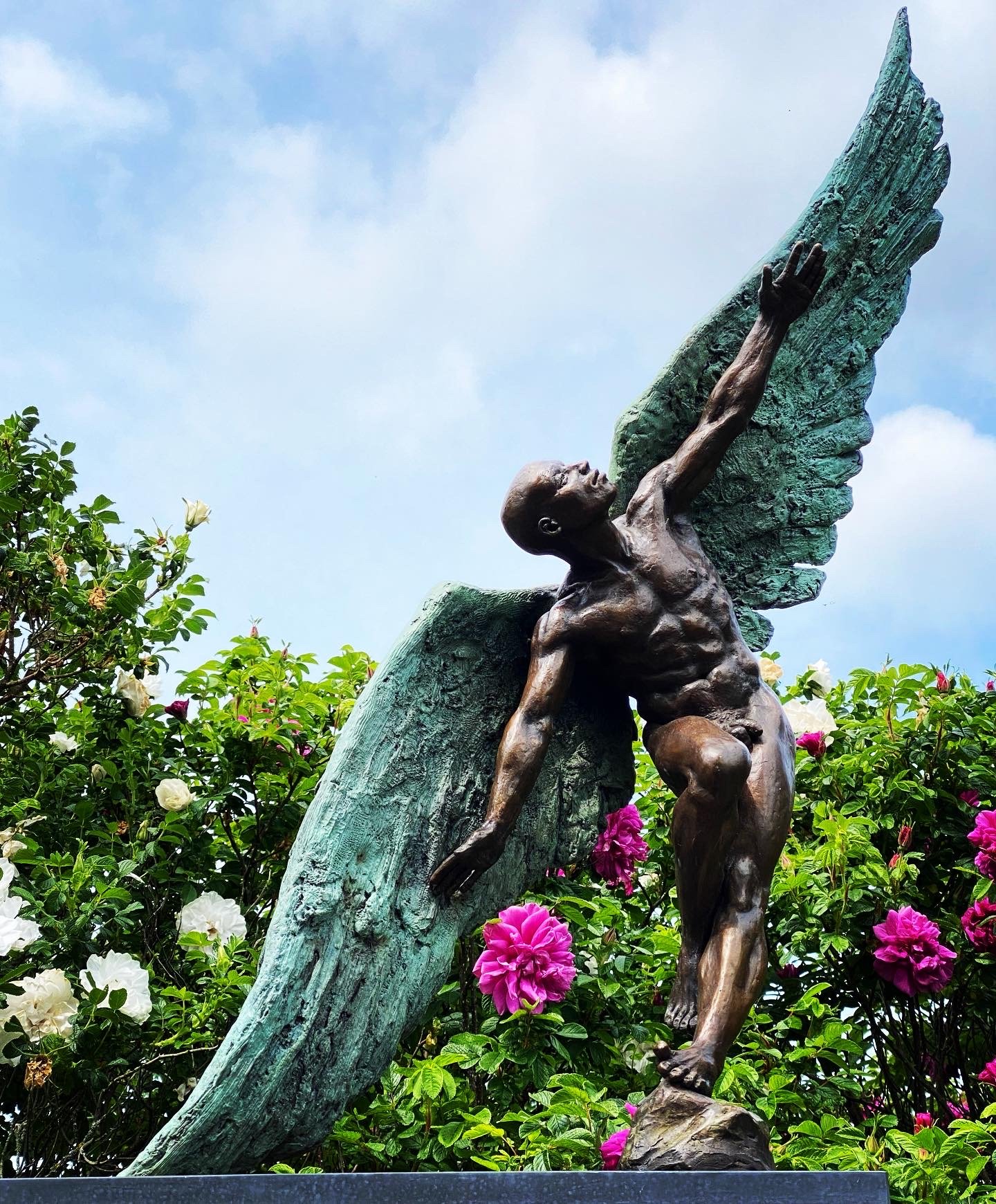 Flight of Icarus Statue