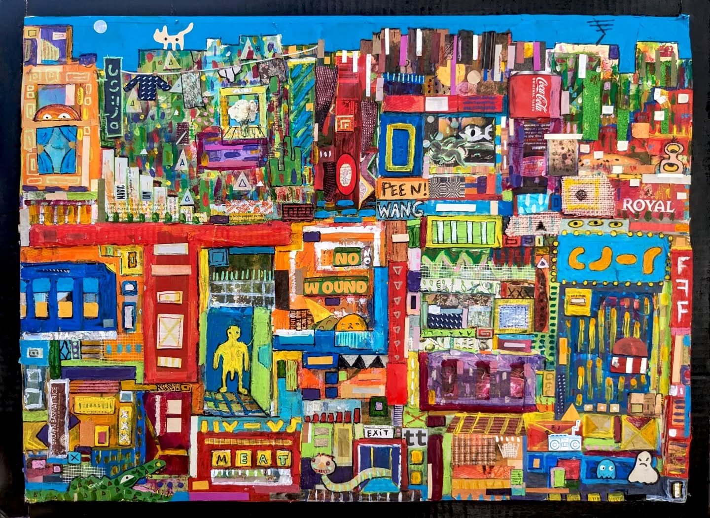 ░Ｃｌｏｗｎ░Ｋｏｉ░Ｔｏｙ░ 🌇

++++++++++++++++++++++++++++++++++++++++
- This piece depicts a cityscape, I attempted to capture the high energy exuded from densely populated urban environments.

I've always been Fascinated with Kowloon Walled City and have bee