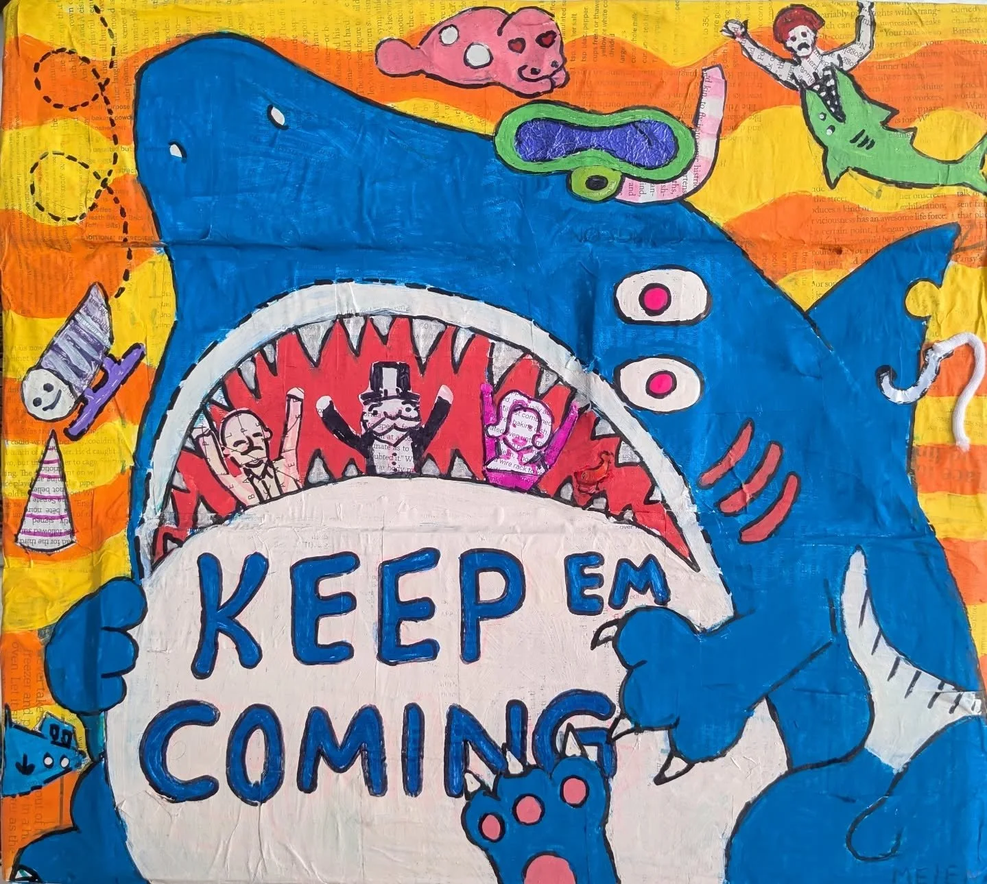 ⒼⓡⓔⓔⓓⓂⓐⓚⓔⓢⓉⓗⓔⓜⒸⓡⓤⓝⓒⓗⓨ 🦈
----------------------------------------------------------------------------
-Trash ends up in the ocean one way or another, and the humble shark is happy to offer its services. The more the better, a high Nets worth sounds l