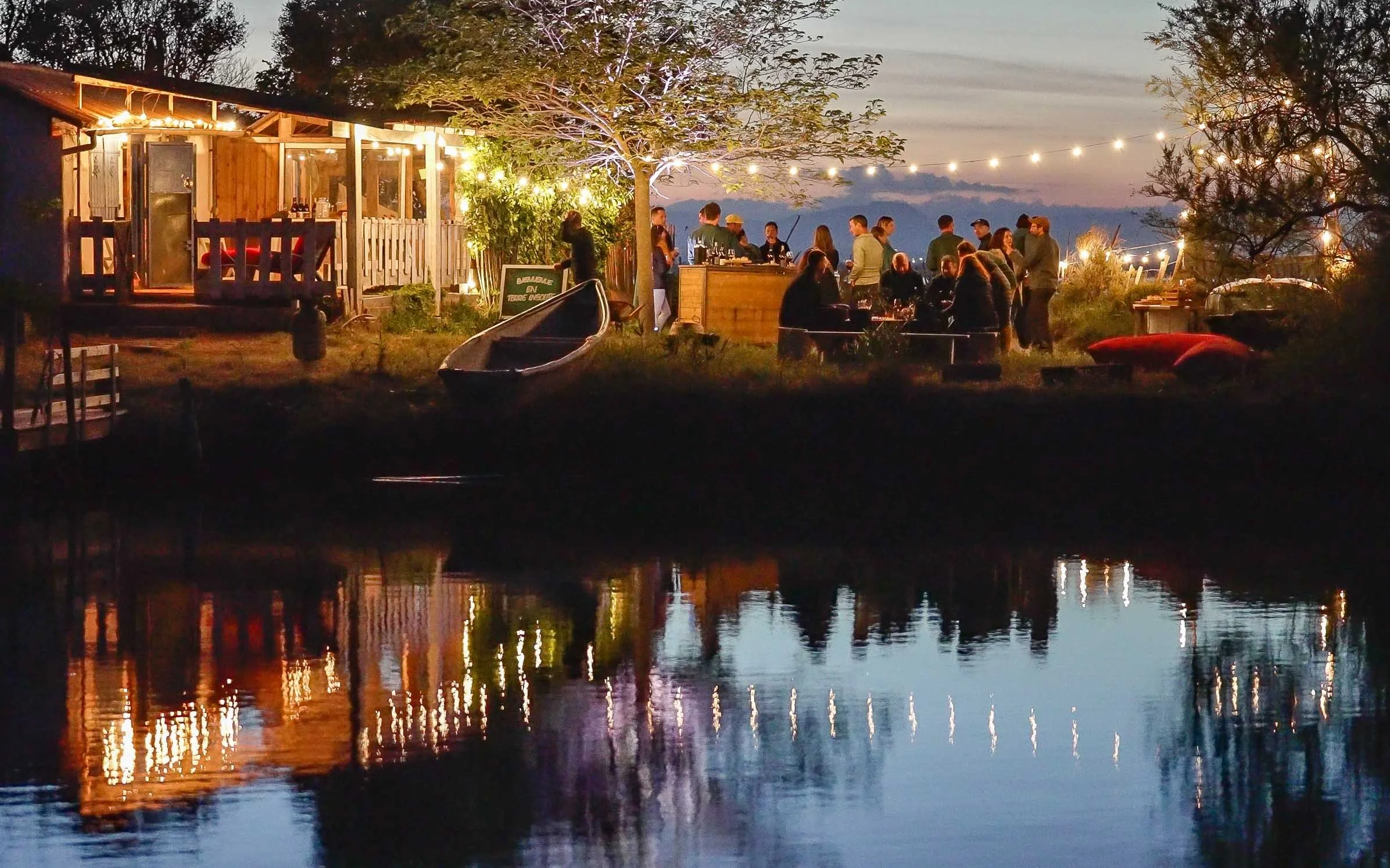 soirée aux portes de la camargue