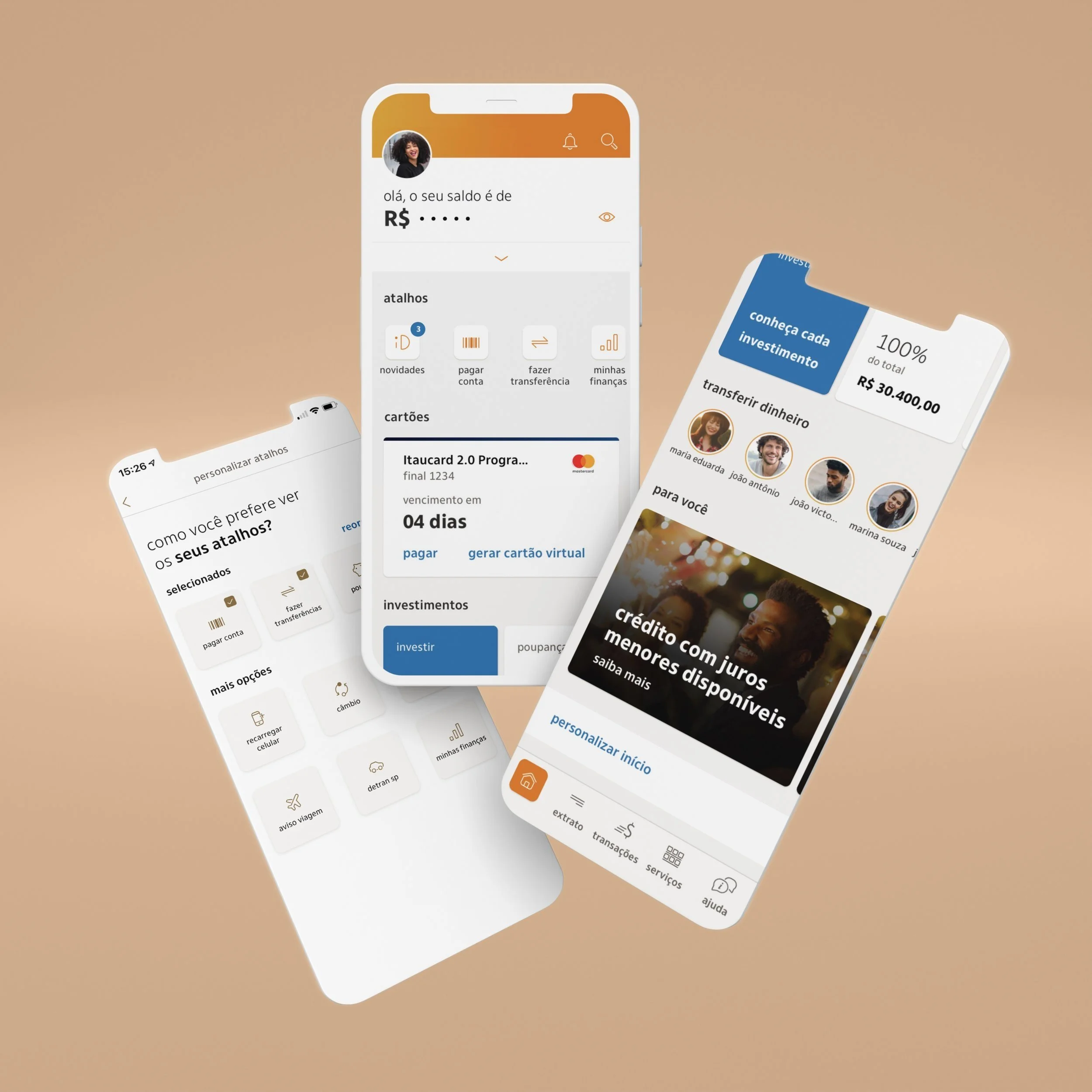 Itaú App Home Redesign