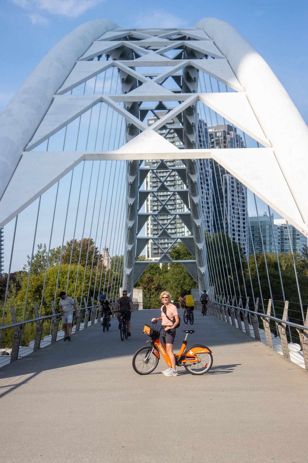 Toronto’s iconic Humber River Bridge.