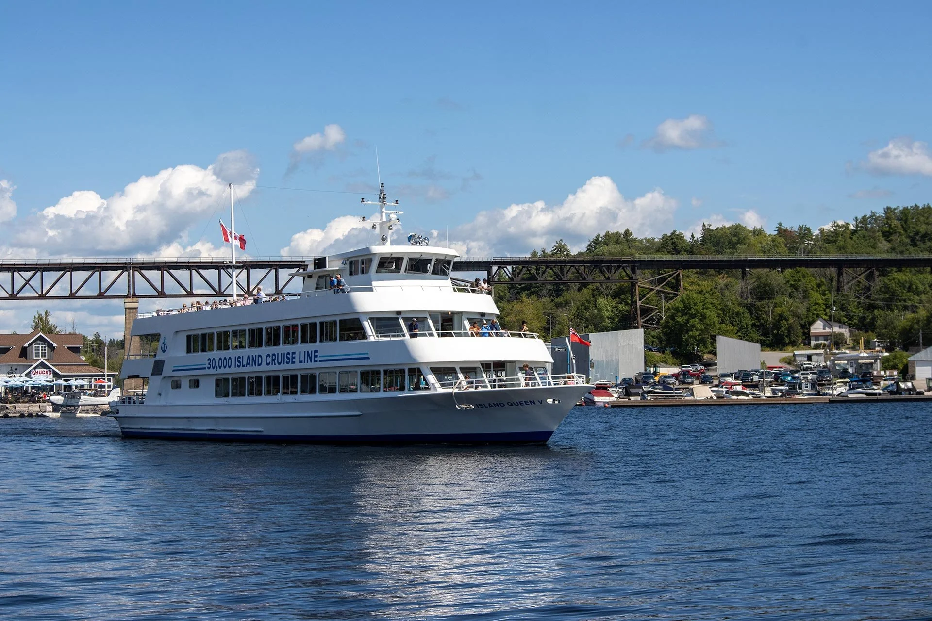 The Island Queen departing for a 30,000 island cruise, Parry Sound, Ontario.