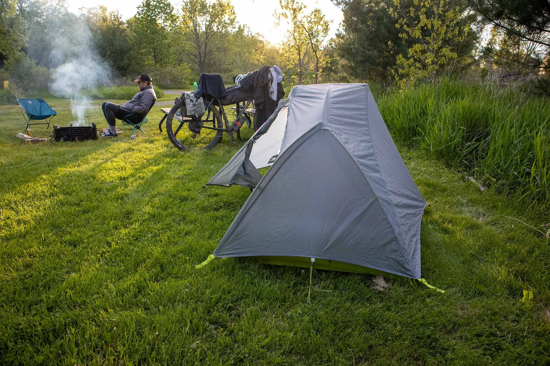 Camping at Bronte Provincial Park.