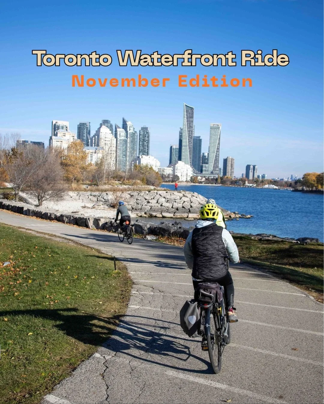 Would you cycle Toronto&rsquo;s waterfront in November? 🚴&zwj;♂️🍂

When the forecast calls for sunny skies and a balmy 9&deg;C in November, there&rsquo;s only one correct answer: grab the bike and roll.

We kicked things off at Long Branch GO Stati