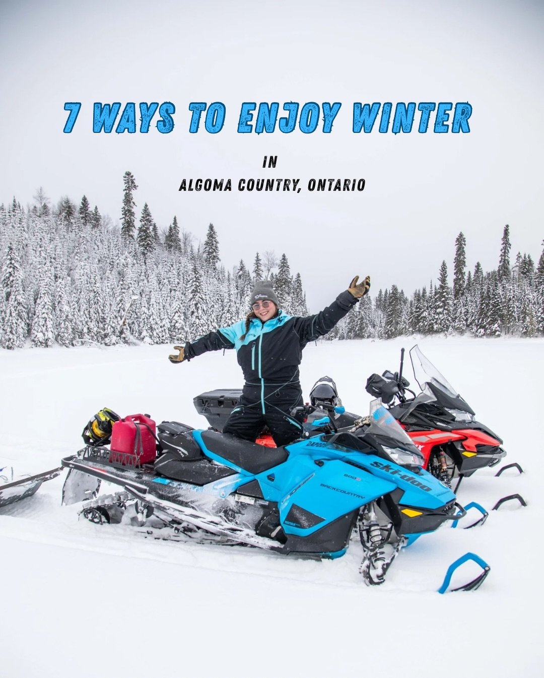 7 ways to enjoy winter in Algoma Country, Ontario 

From quiet forest trails to big Lake Superior drama, Algoma delivers winter adventure in every form 👇

1️⃣ Fat bike groomed backcountry trails 2️⃣ Snowshoe through silent boreal forests 3️⃣ XC ski 