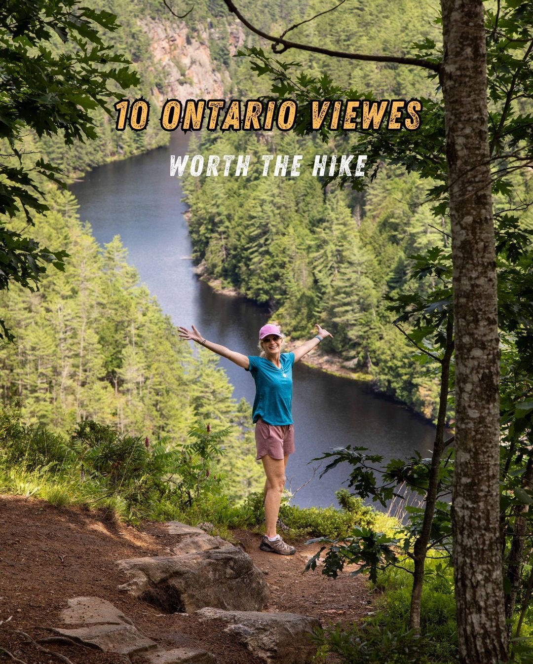 10 Ontario views &mdash; worth the hike 🥾

Some views make the climb, the sweat, and the sore legs totally worth it. 
Here are some of our favourite Ontario lookout hikes that deliver every time 👇

1️⃣ Top of the Giant &mdash; Sleeping Giant Provin