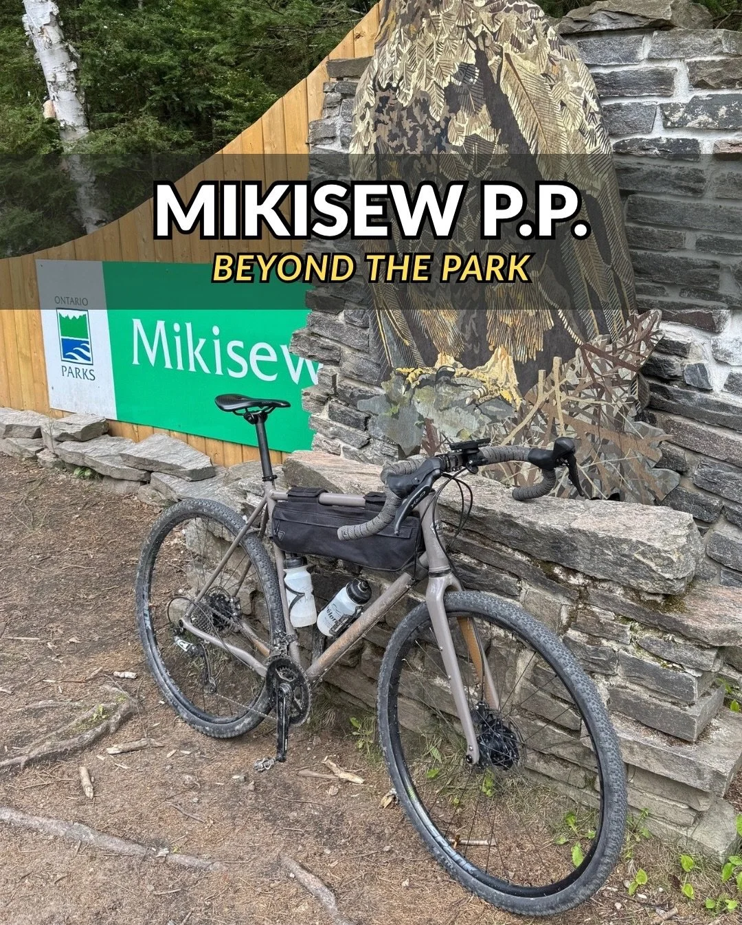 Camping at Mikisew Provincial Park? Don&rsquo;t just stay inside the gates.

The Almaguin Highlands around the park are packed with gravel rides, roadside farm stands, legendary butter tarts, whimsical displays, small-batch spirits, and one of Ontari