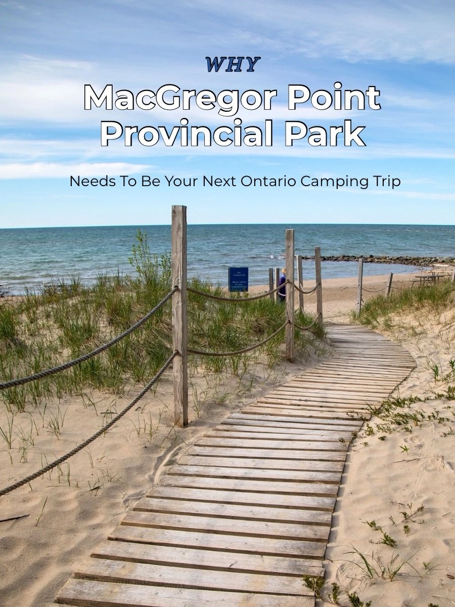 📍MacGregor Point Provincial Park is one of those Ontario Parks that quietly does everything well.

Great campsites, incredible sunsets over Lake Huron, easy hiking trails, cycling opportunities, wildlife viewing, and enough nearby towns and beaches 