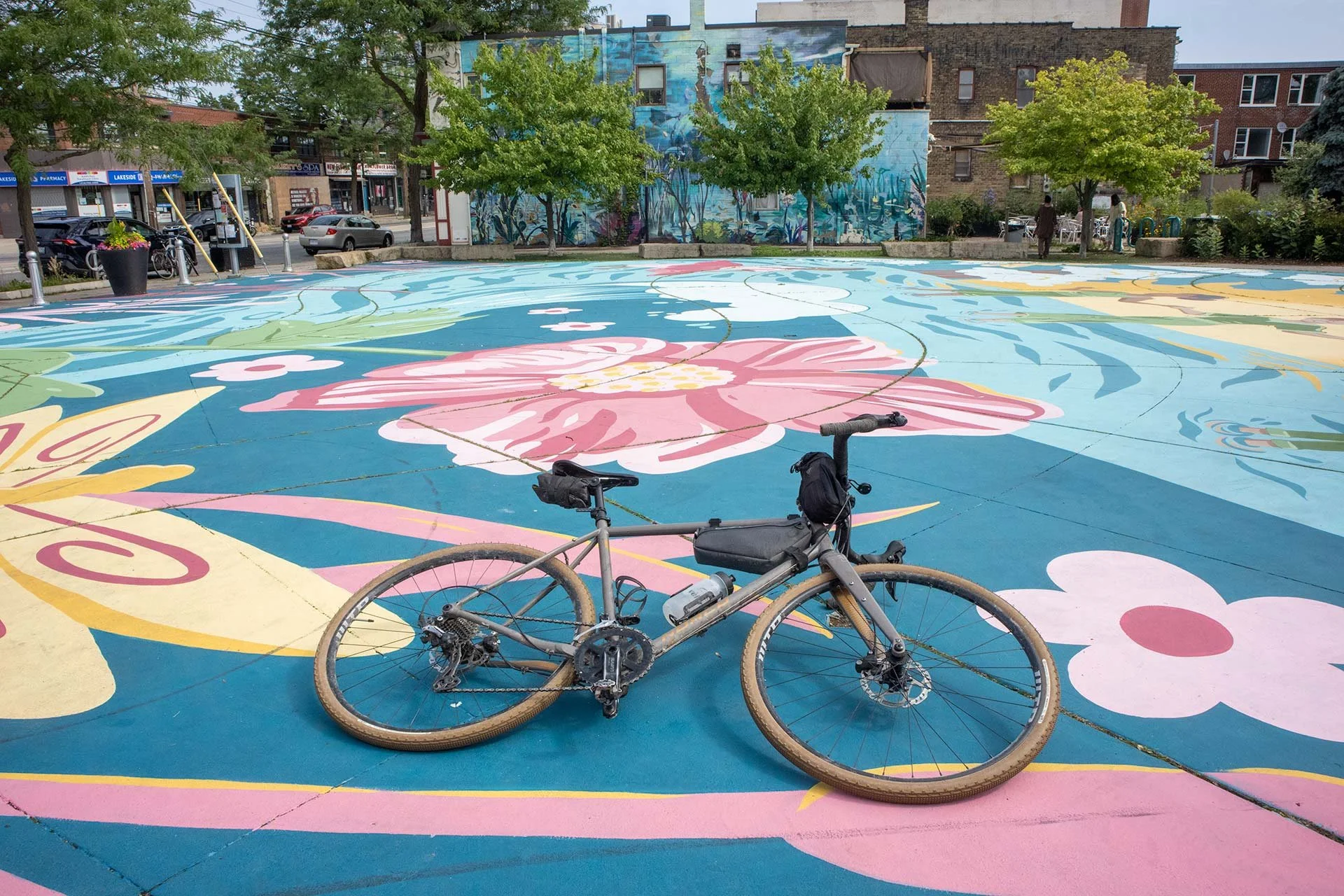 Bike at Amos Waites Park in Mimico