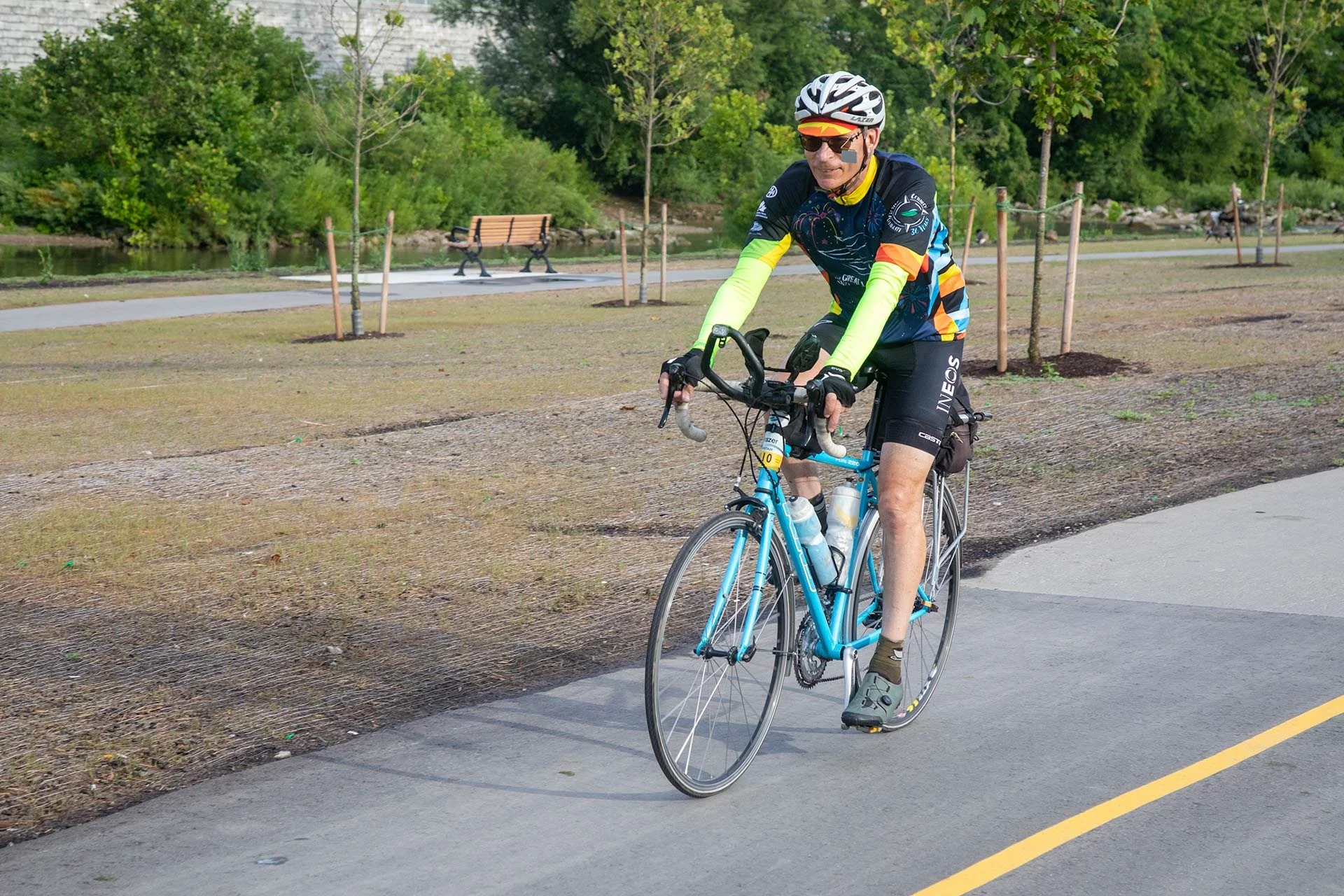 Rider on a Vintage Bike during the GWTA.