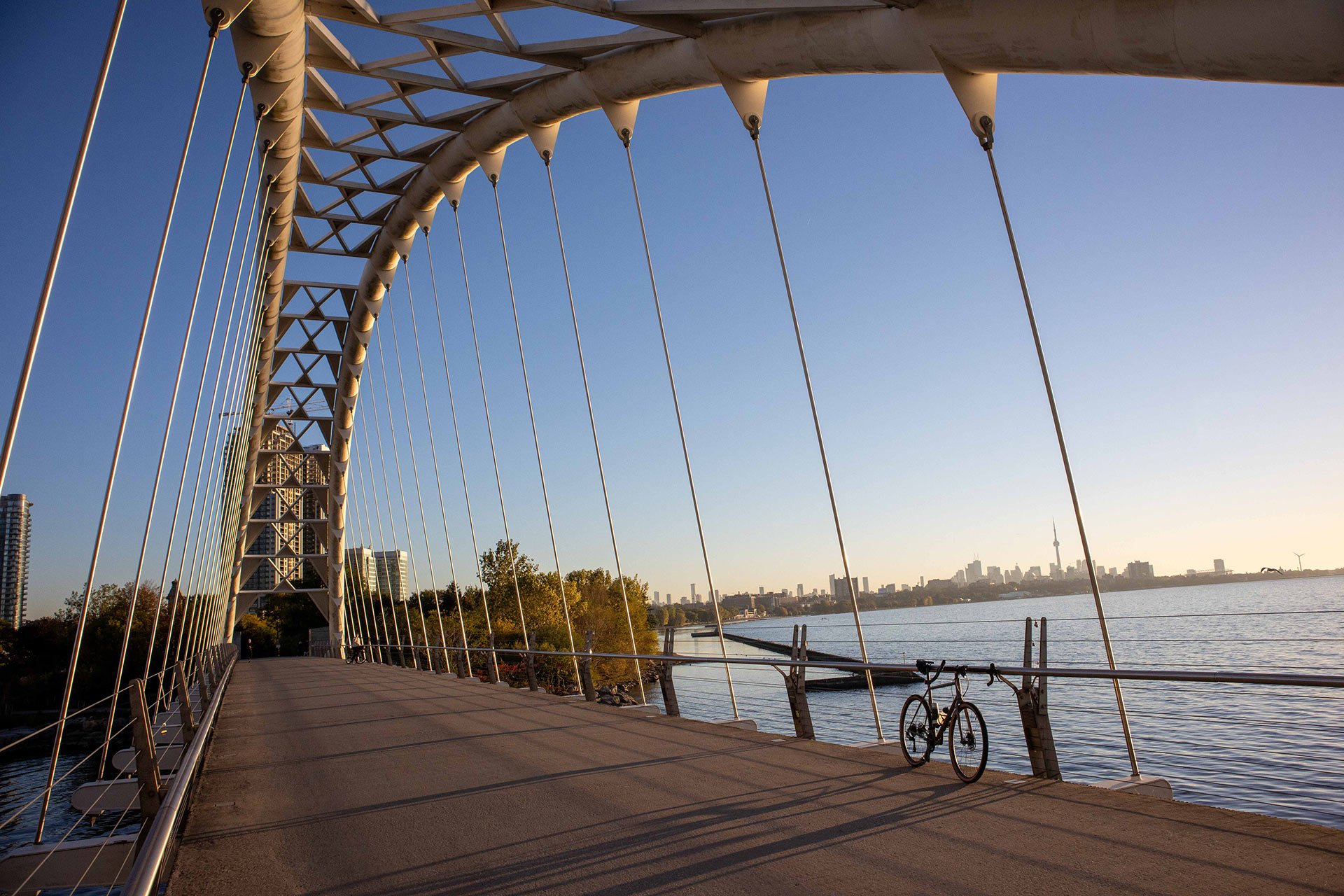 Bike on the Humber River bridge, MARTIN GOODMAN TRAIL