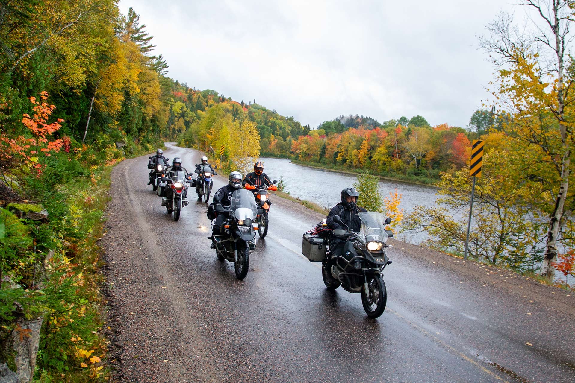 Riders on Highway 129, Ontario