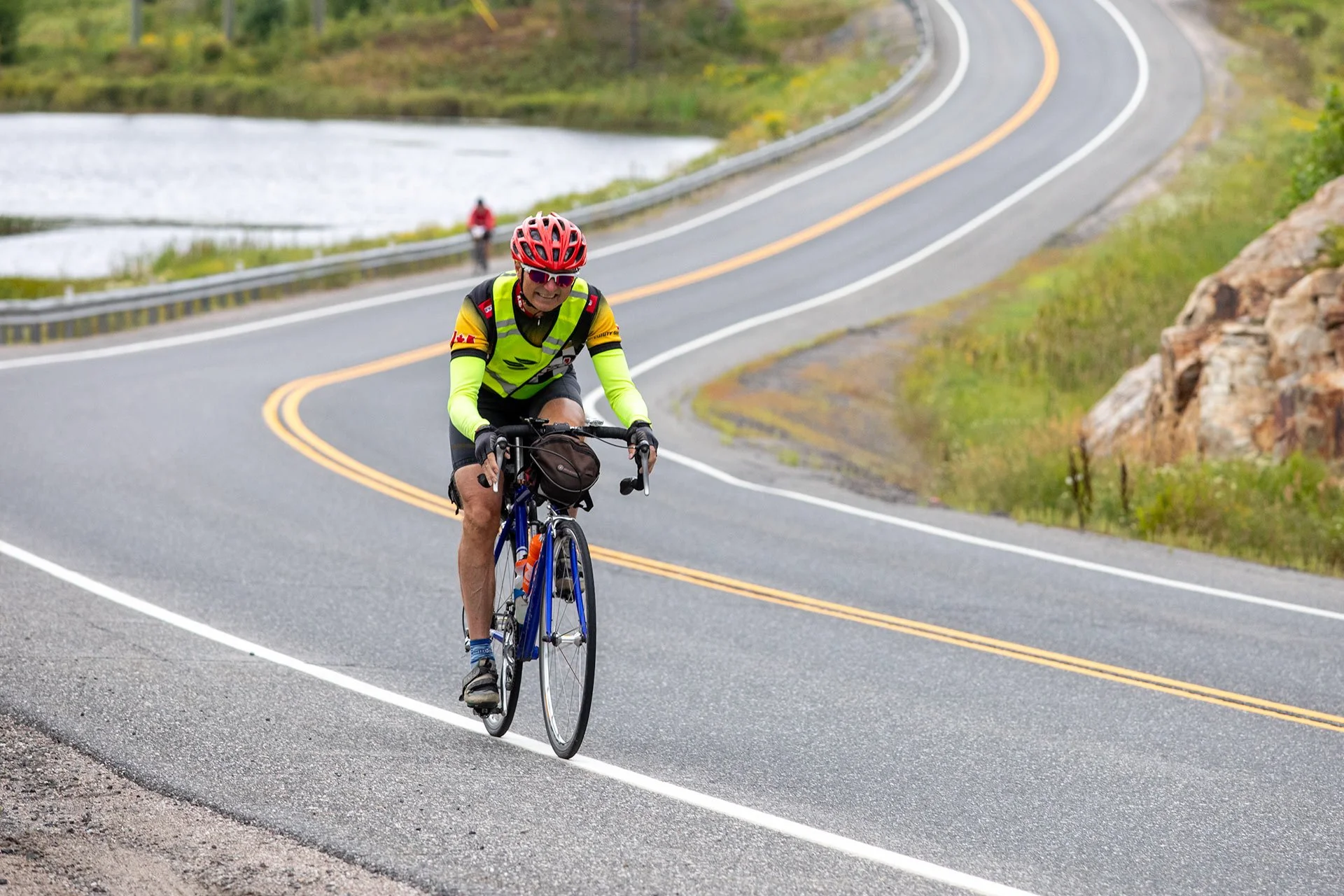 Rider on a Road Bike during the GWTA.