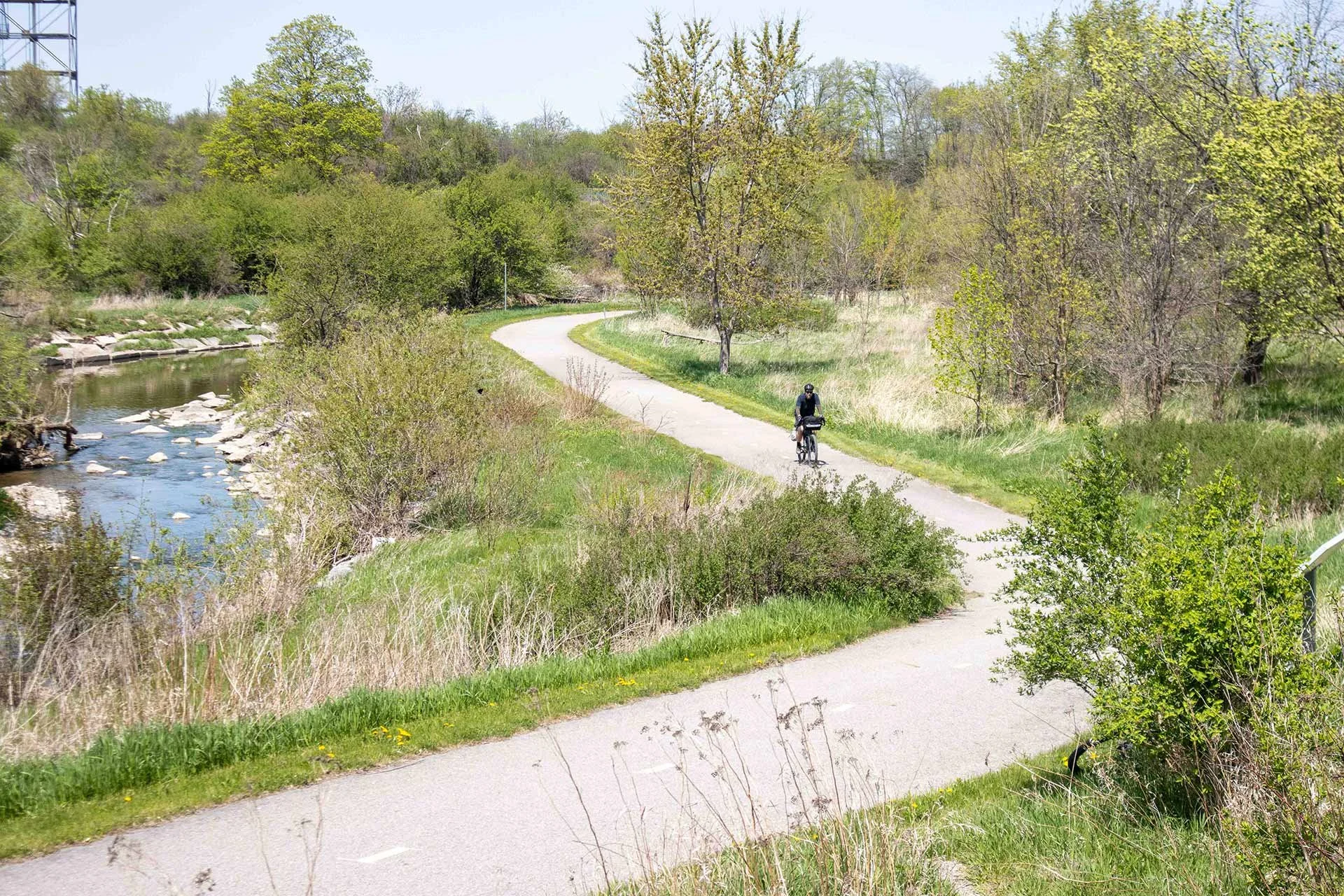 Rideing the Etobicoke Creek Trail, Toronto