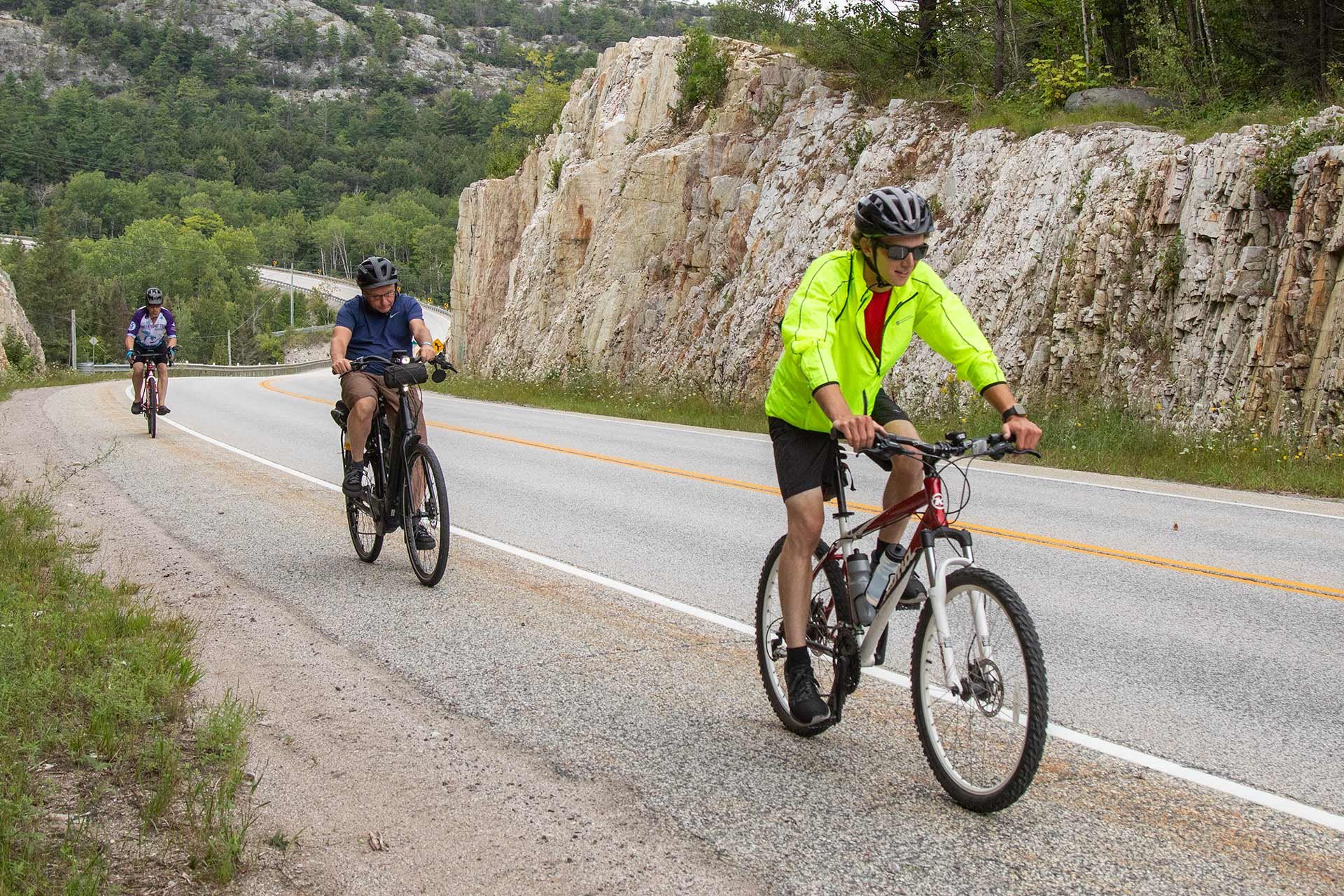 Rider on a Mountain Bike during the GWTA.