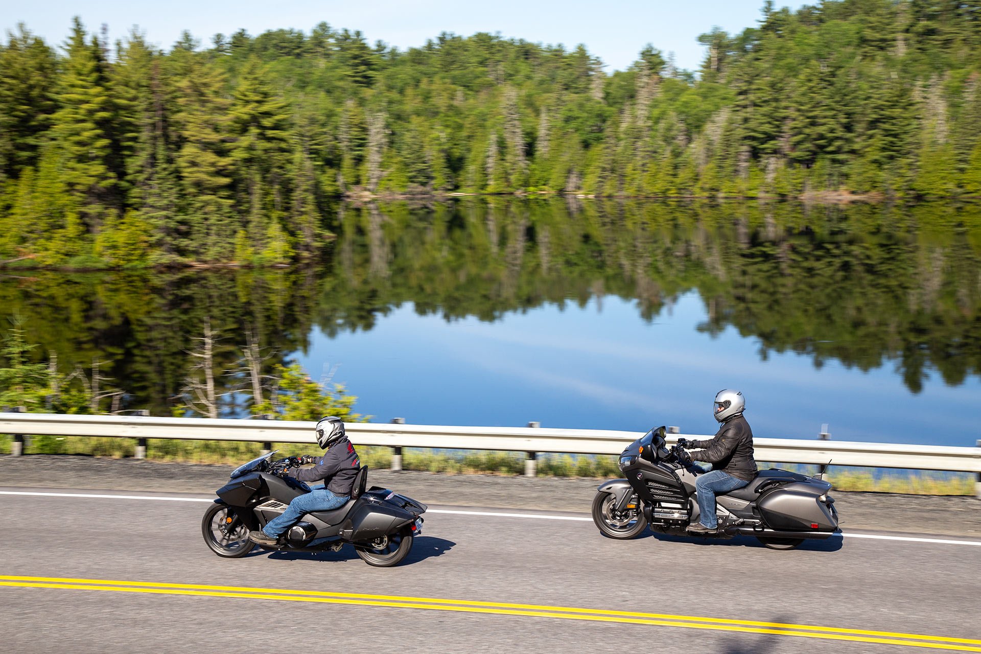 Riders on Highway 11 Ontario