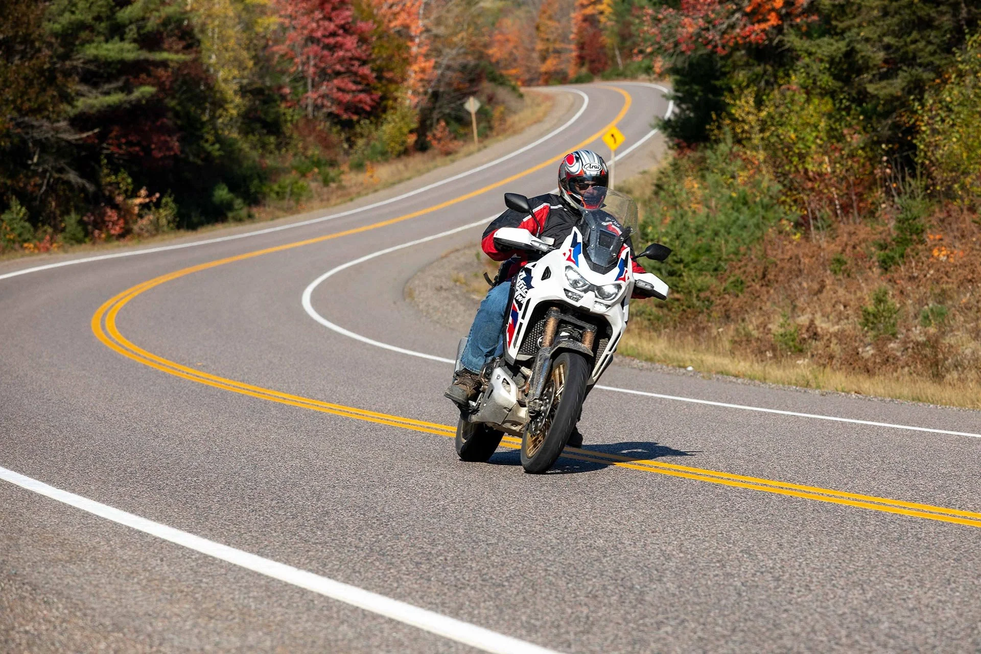 Riding Highway 129, Algoma, Ontario.