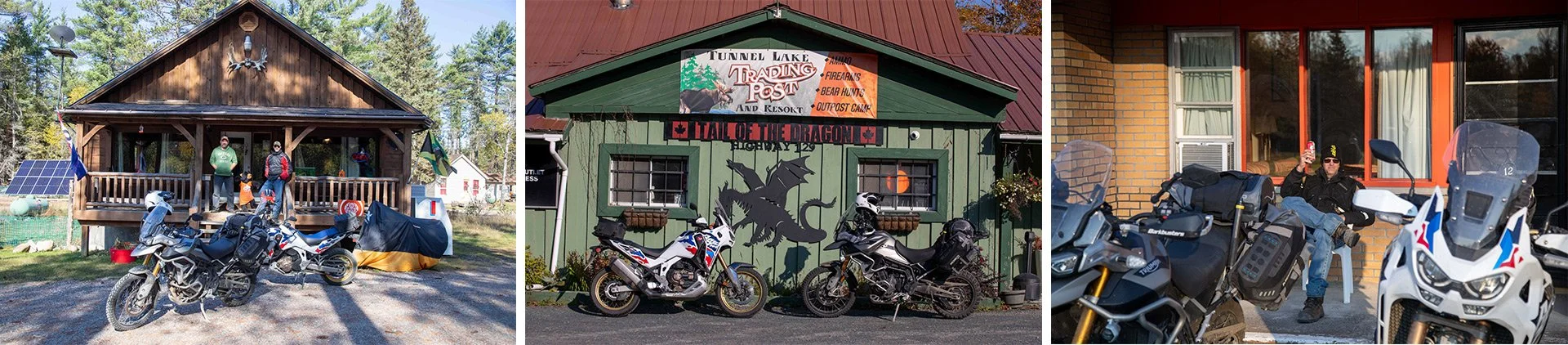 Blackcreek Outfiters, Tail of the Dragon, photo pop and post-ride beer at Red Top Motor Inn