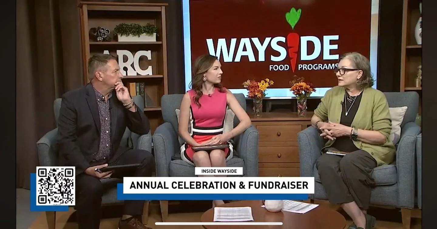 Our Executive Director, Mary Zwolinski, sat down with @arcmaine23 today to discuss this Thursday&rsquo;s FUNdraiser, Inside Wayside! Links to view the video and to purchase tickets are in the bio! 
.
.
#fundraiser #fightingfoodinsecurity #community #