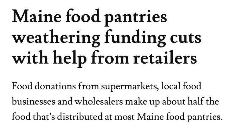 *Link in bio* &ldquo;There&rsquo;s a sense of urgency at the Wayside Food Program loading dock on a recent morning. Volunteer workers use forklifts to pull pallets of boxes &mdash; 1,661 pounds of food in all &mdash; from a Wayside van that&rsquo;s j