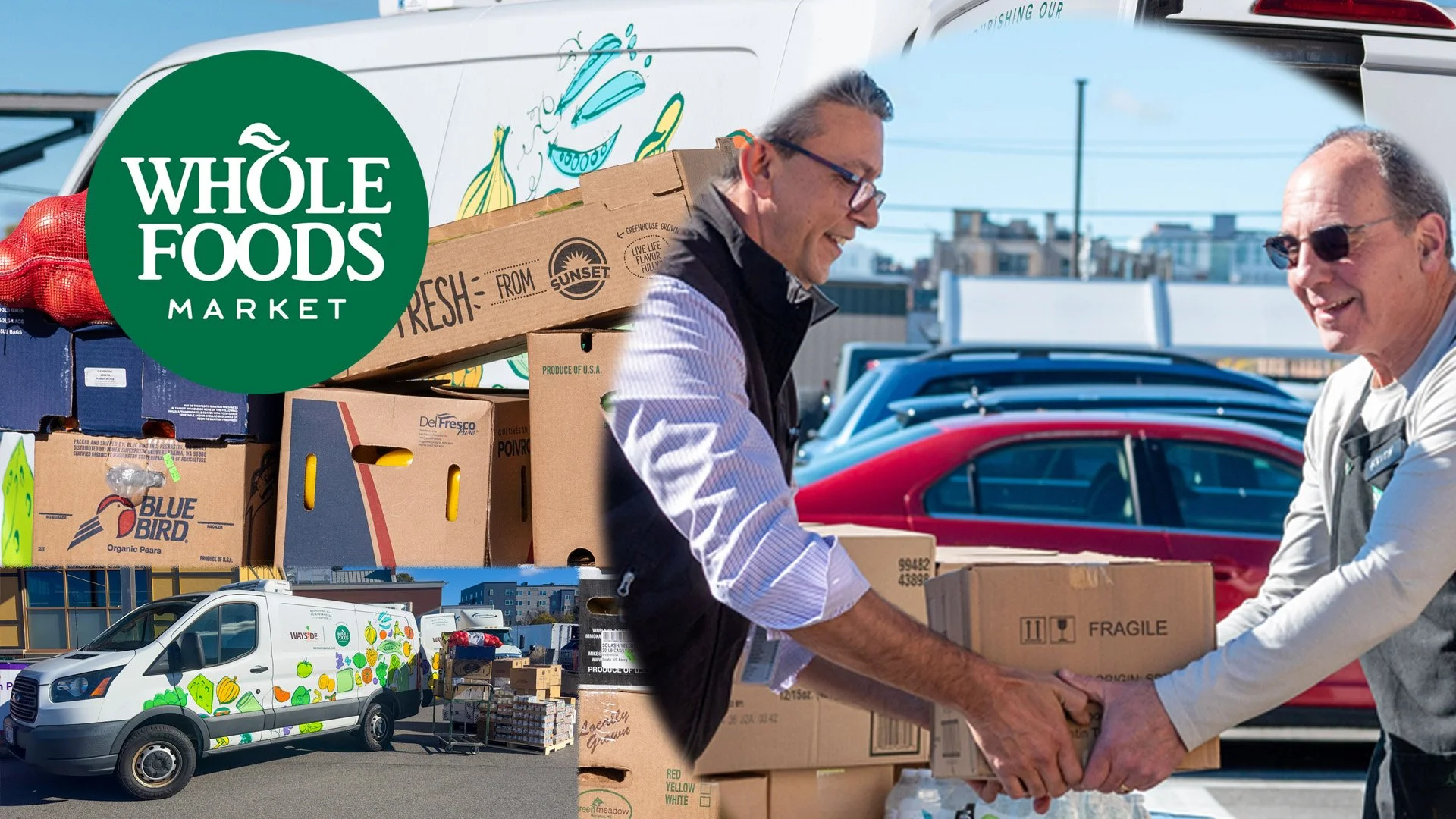 Thank you to the team at @wholefoodsportlandme for filling our Nourishing Our Neighborhoods van with fresh produce and pantry staples! Ours was one of 89 events held by Whole Food Markets on Tuesday. Donations like this ensure we have the resources t