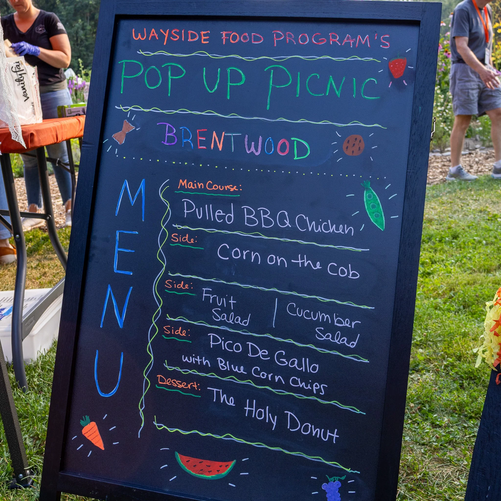 Wayside hosts four Pop Up Picnics at community gardens each summer in partnership with @cultivatingcommunitymaine, @bookfairypantryproject, @lockerprojectmaine, @cityportland, and other locally owned businesses. The 2026 dates were recently solidifie