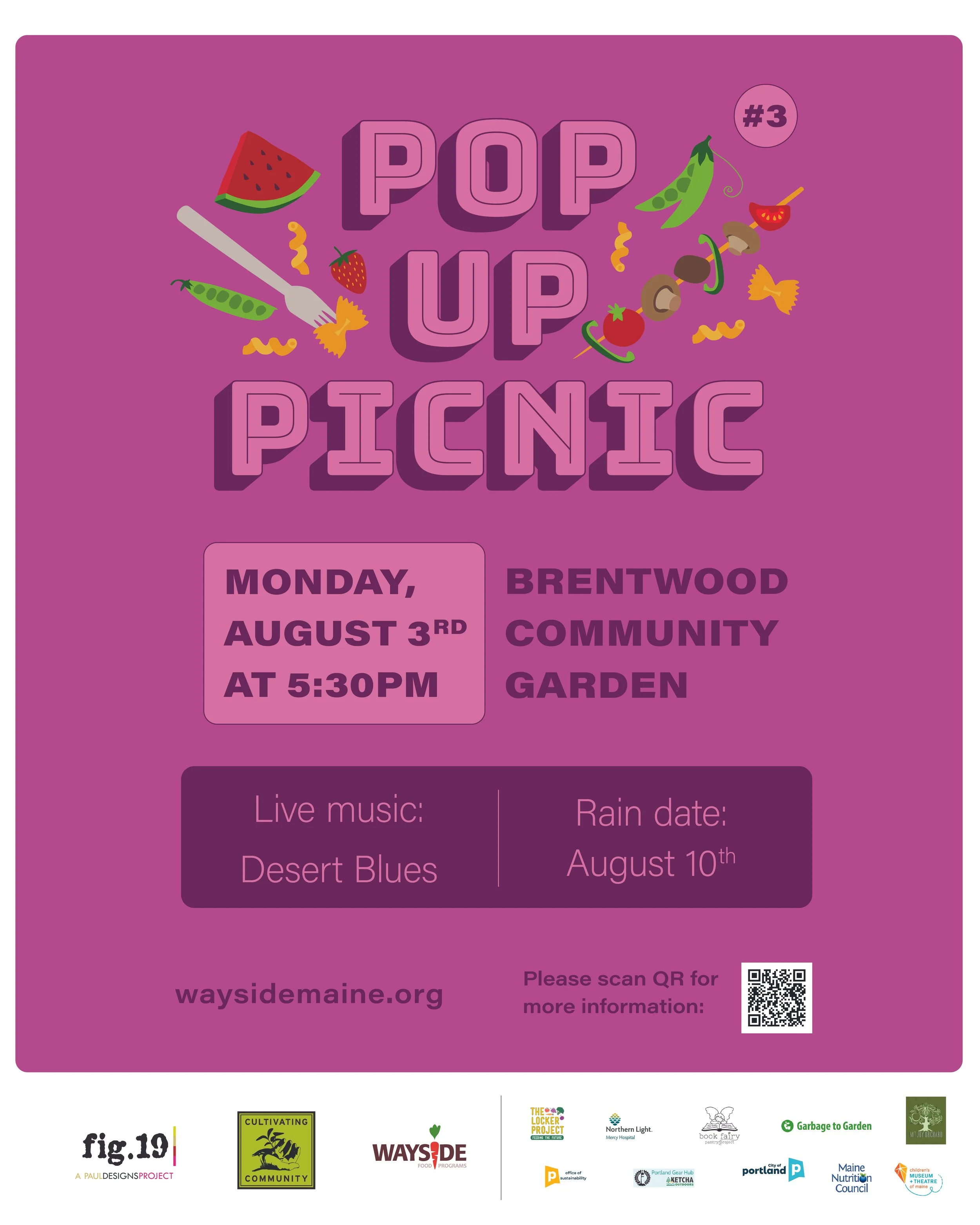 Pop Up Picnics! | Brentwood Community Garden