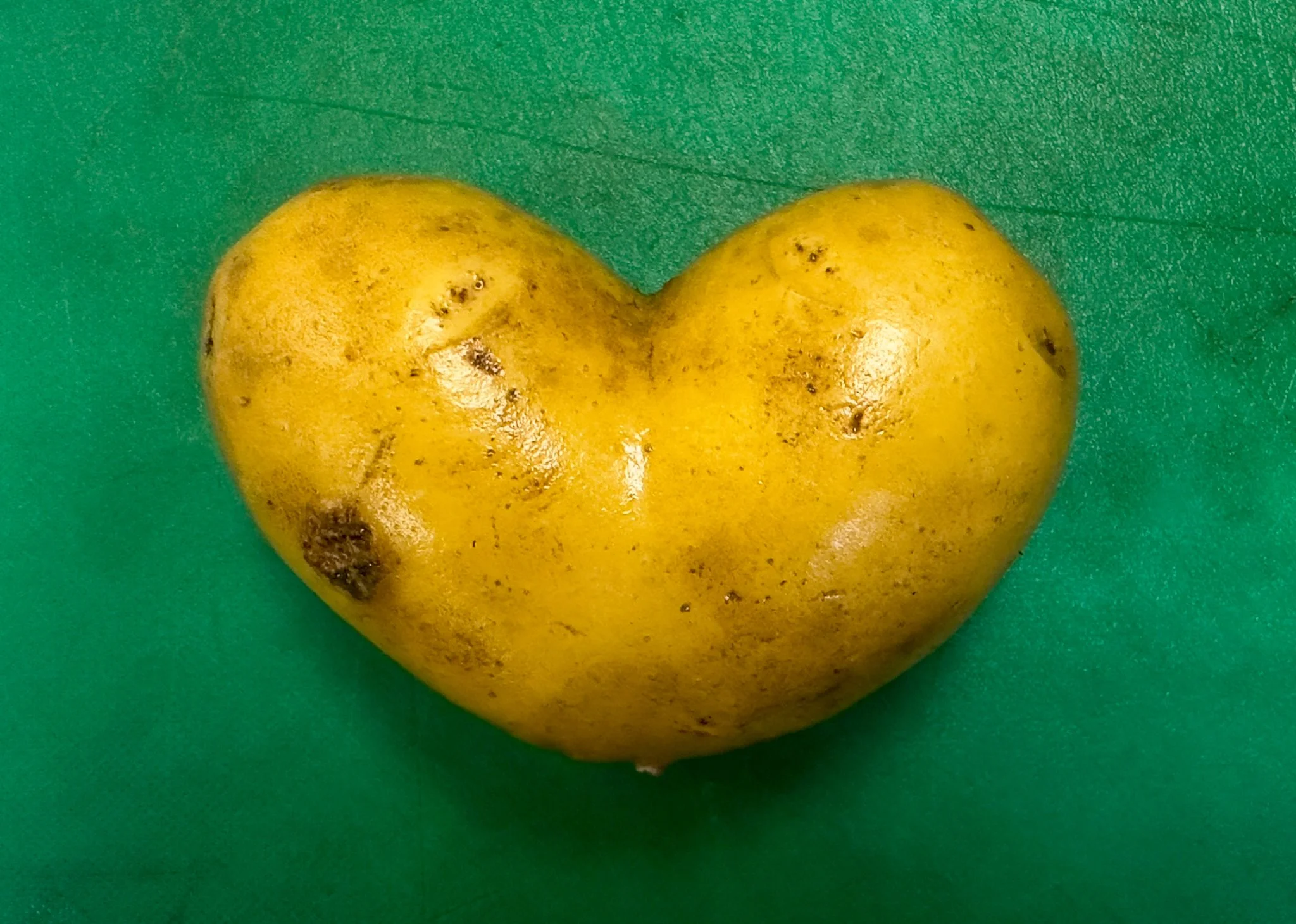 Heart shaped potato