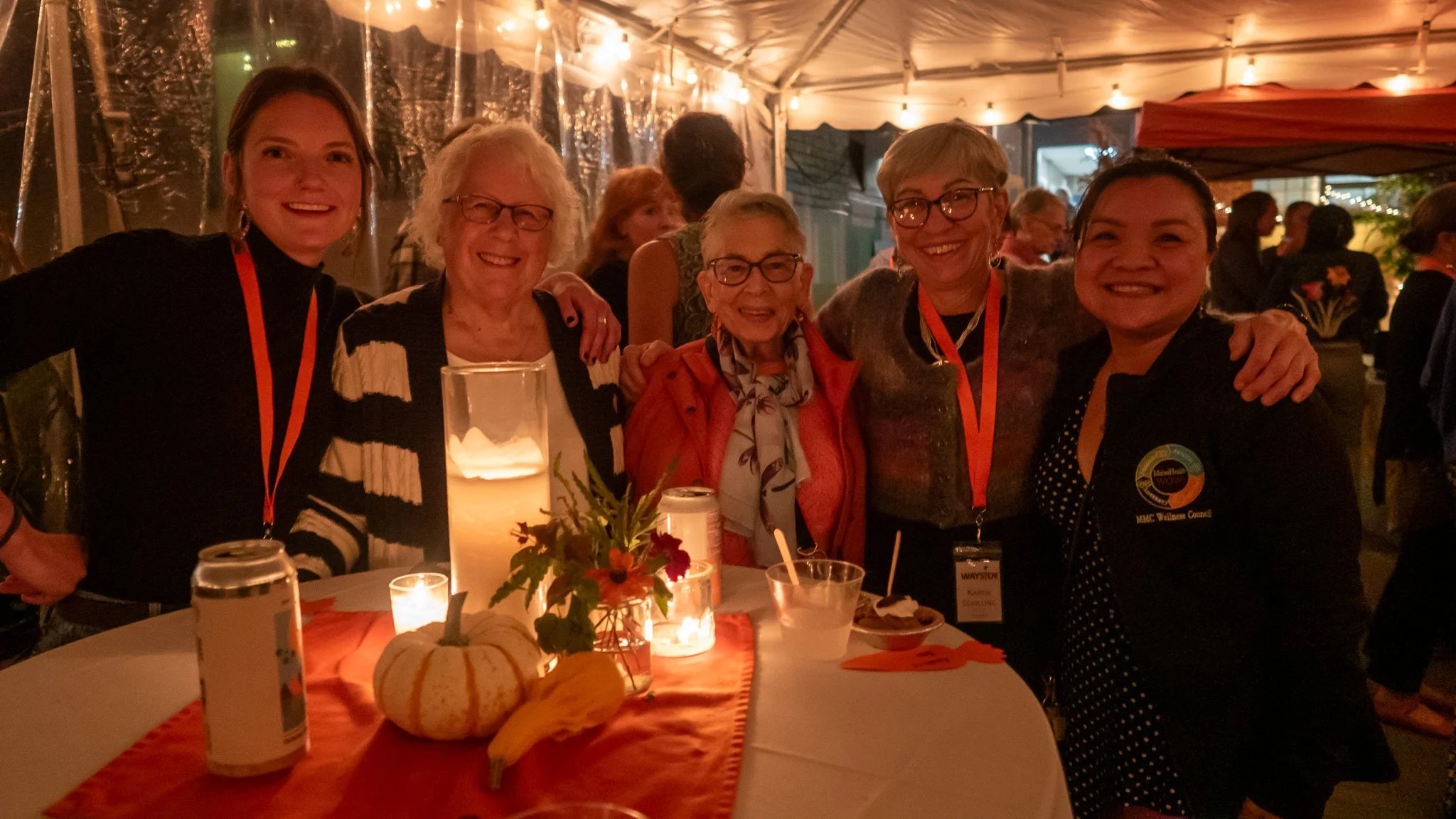 Group of women smiling
