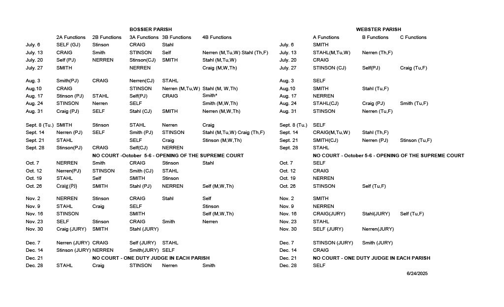 July though Dec 2026