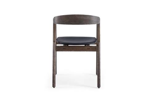 Muna Chair - Smoked Oak, Upholstered