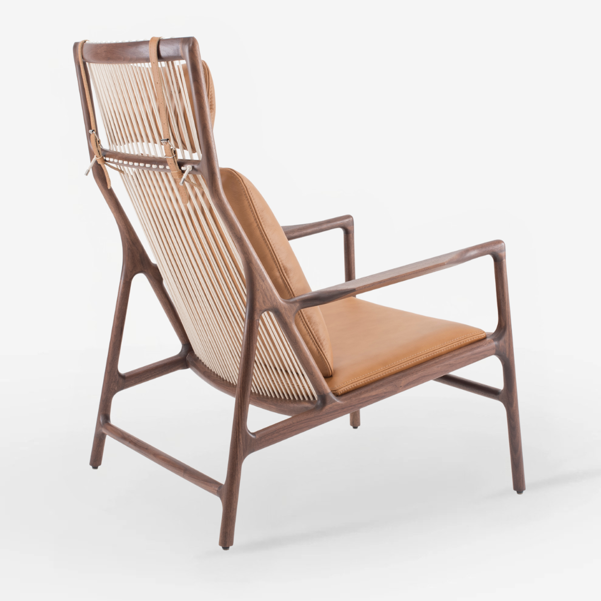 Dedo Lounge Chair - Walnut
