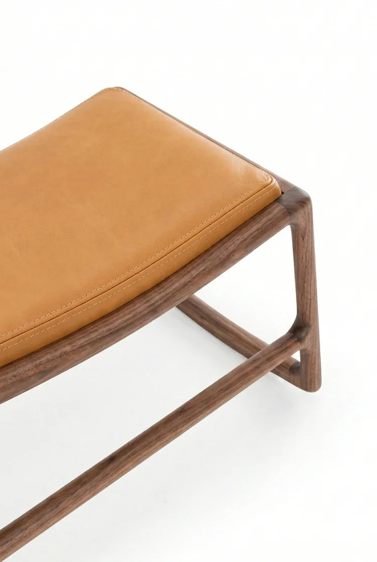 Dedo Footstool - Walnut