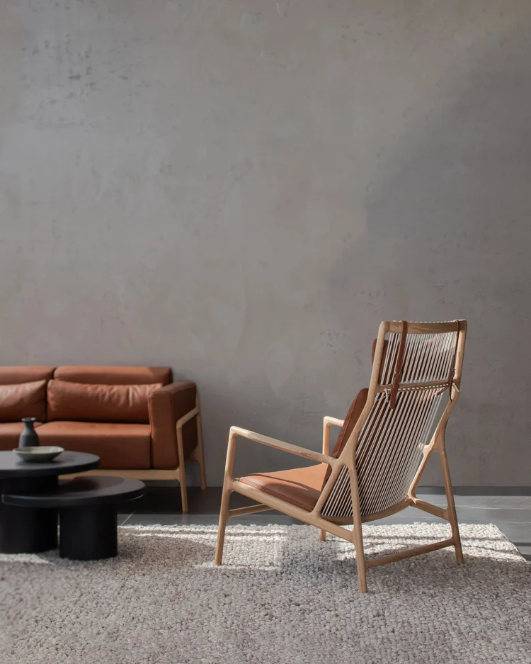 Dedo Lounge Chair - Oak