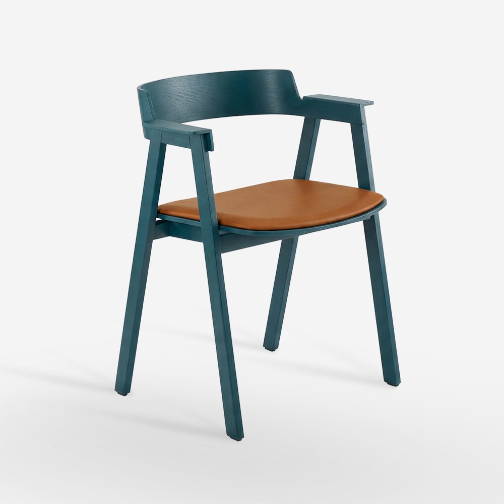 Flip Chair - Oak, Green