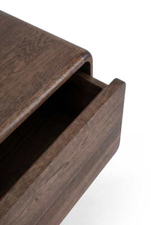 Fawn Lowboard - Two Drawers, Smoked Oak