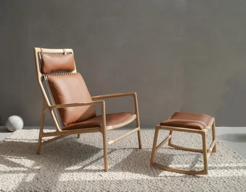 Dedo Lounge Chair - Oak