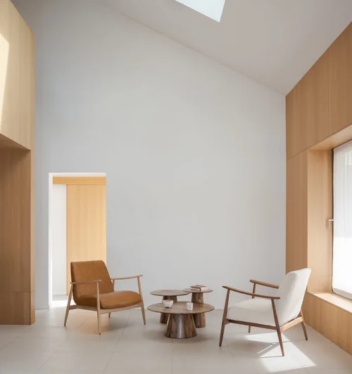 Mushroom Coffee & Side Table - Walnut