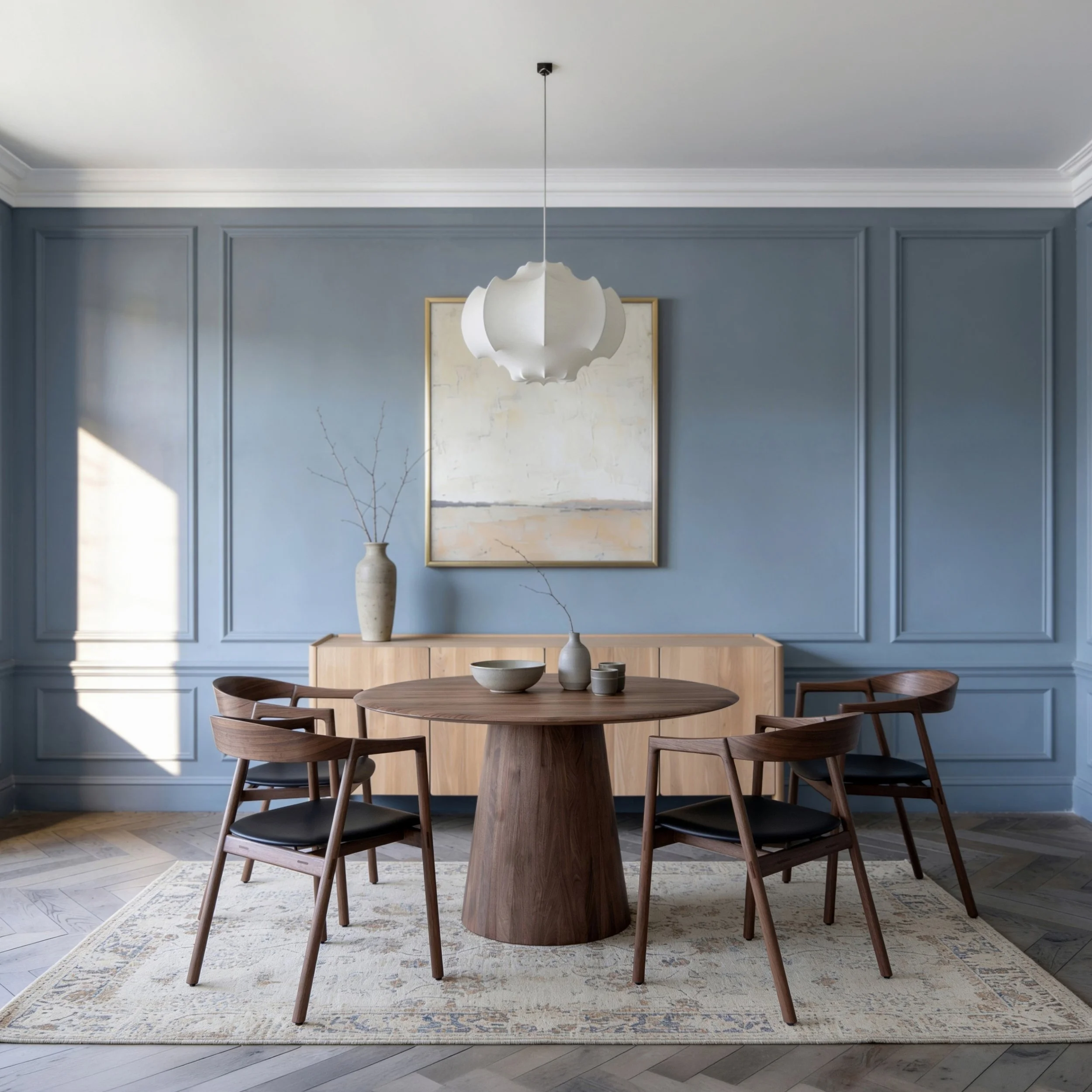mushroom-round-table-126-oiled-walnut-natural-muna-chair-54x53x75-walnut-natural-dakar-leather-black-dvor-sideboard-220-oak-natural-2-2026-gazzda.jpg
