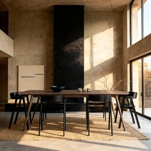 Stafa Table - Smoked Oak