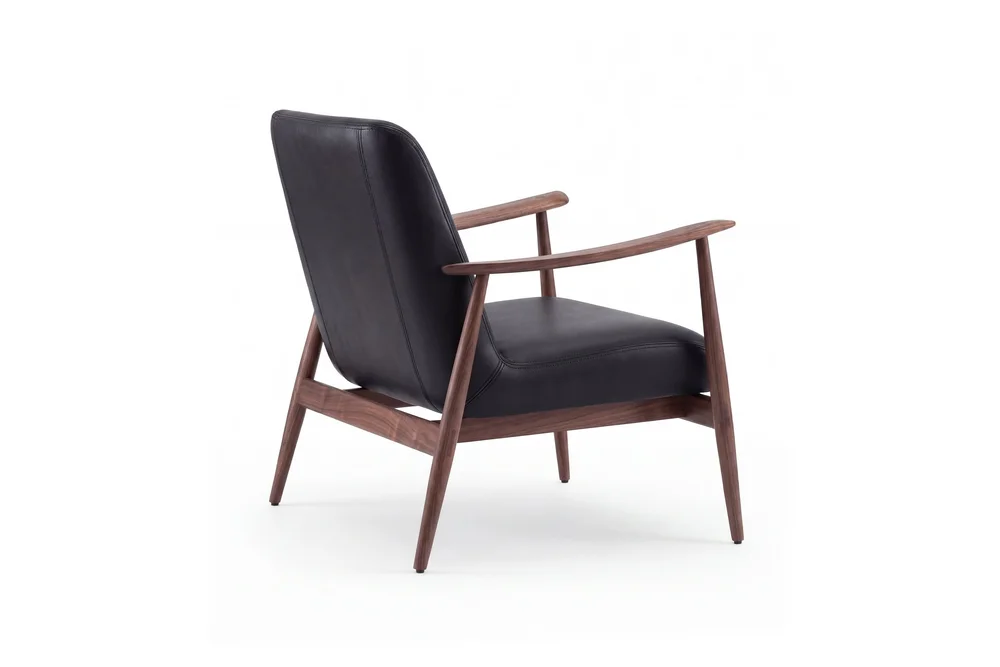 Aska Lounge Chair - Walnut
