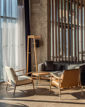 Aska Lounge Chair - Walnut