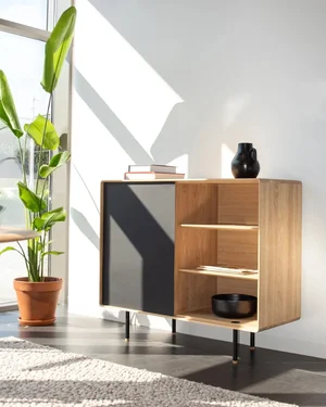 Fina Highboard - Black