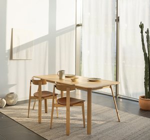 Nora Chair - Oak, Upholstered